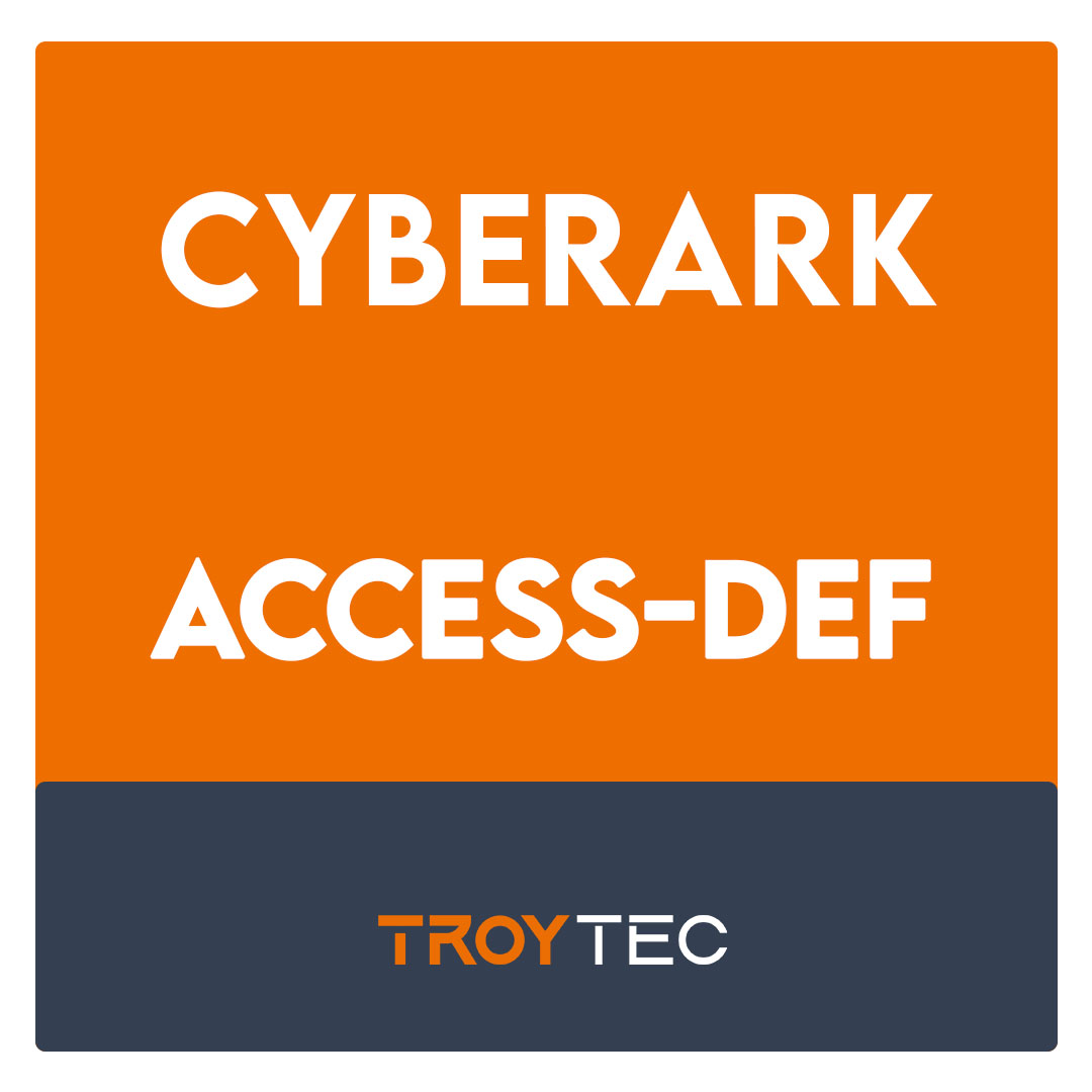 ACCESS-DEF-CyberArk Defender Access Exam