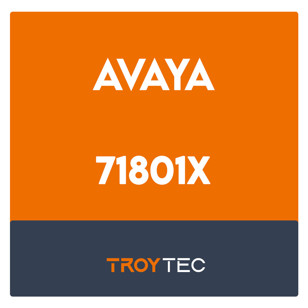 71801X-Avaya Messaging Support Certified Exam