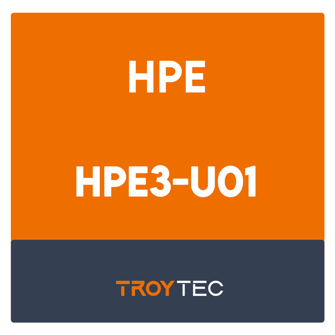 HPE3-U01-HP Aruba Certified Network Technician Exam