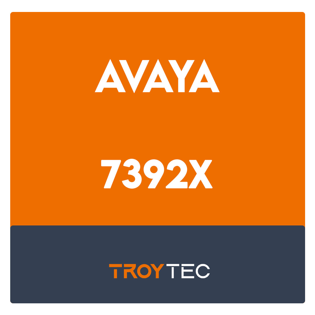 7392X-Avaya AuraÂ® Call Center Elite Implementation Exam