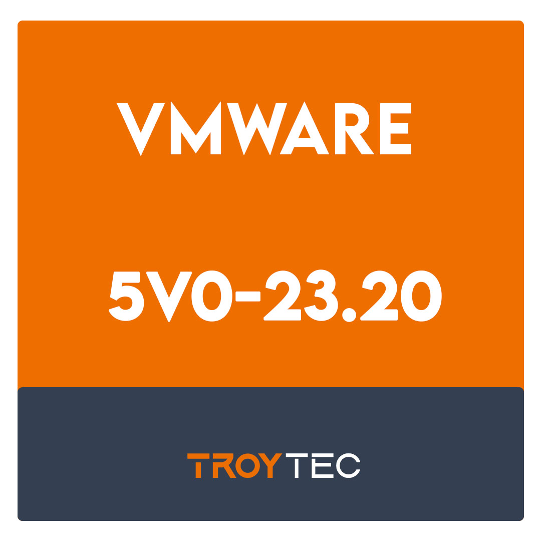 5V0-23.20-VMware vSphere with Tanzu Specialist Exam